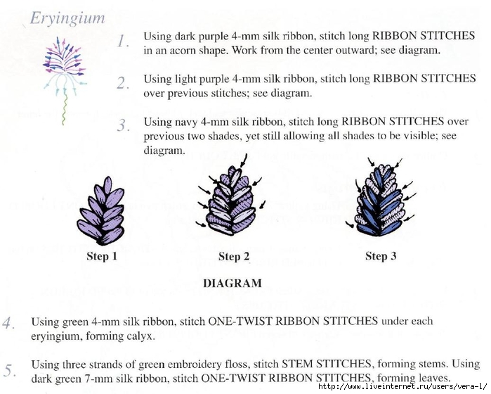 Mary Jo Hiney, Joy Anckner - Ribbon Basics. All The Stitches & Techniques Of Silk Ribbon Work & Embroidery - 1996_32 (700x560, 193Kb)