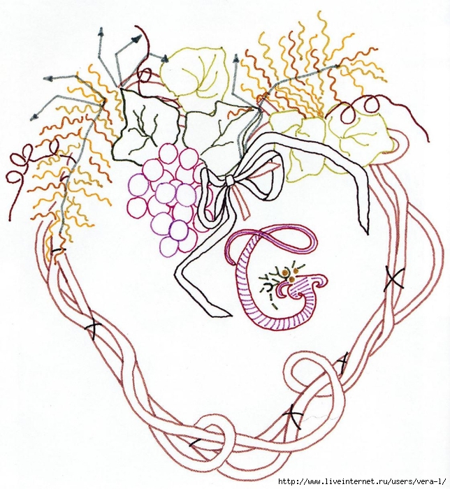 Mary Jo Hiney, Joy Anckner - Ribbon Basics. All The Stitches & Techniques Of Silk Ribbon Work & Embroidery - 1996_38 (644x700, 329Kb)