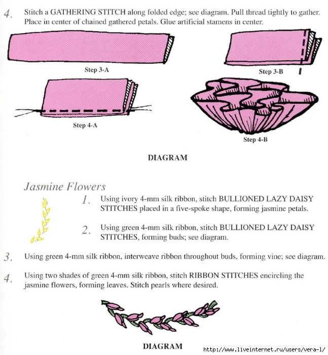 Mary Jo Hiney, Joy Anckner - Ribbon Basics. All The Stitches & Techniques Of Silk Ribbon Work & Embroidery - 1996_52 (647x700, 218Kb)