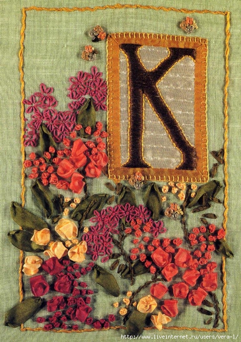 Mary Jo Hiney, Joy Anckner - Ribbon Basics. All The Stitches & Techniques Of Silk Ribbon Work & Embroidery - 1996_54 (493x700, 399Kb)