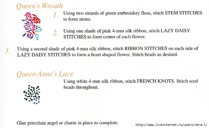 Mary Jo Hiney, Joy Anckner - Ribbon Basics. All The Stitches & Techniques Of Silk Ribbon Work & Embroidery - 1996_85 (700x428, 134Kb)