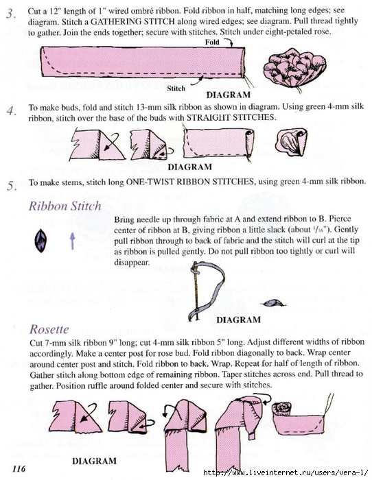 Mary Jo Hiney, Joy Anckner - Ribbon Basics. All The Stitches & Techniques Of Silk Ribbon Work & Embroidery - 1996_93 (542x700, 263Kb)