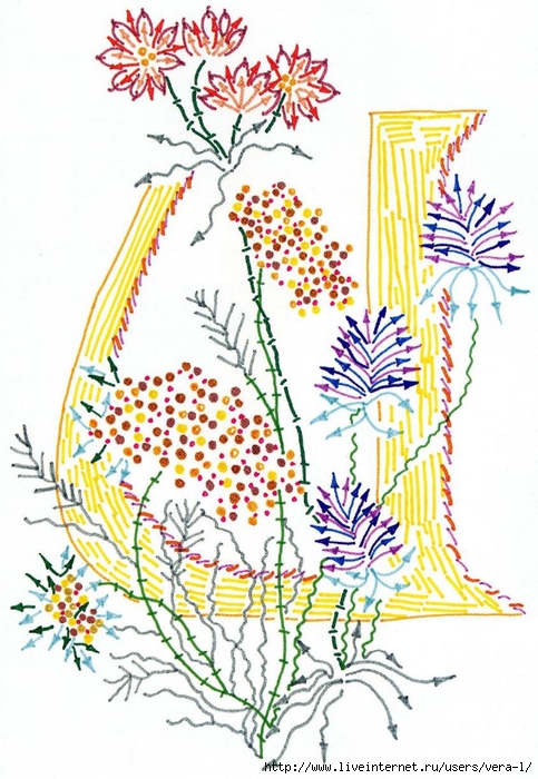 Mary Jo Hiney, Joy Anckner - Ribbon Basics. All The Stitches & Techniques Of Silk Ribbon Work & Embroidery - 1996_107 (483x700, 287Kb)