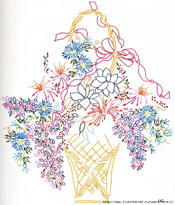 Mary Jo Hiney, Joy Anckner - Ribbon Basics. All The Stitches & Techniques Of Silk Ribbon Work & Embroidery - 1996_118 (597x700, 343Kb)