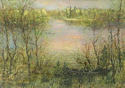1Весна на озере. 1960 (480x340, 163Kb)