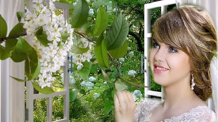Рамочка Для Фотографии С Элементами Черемухи