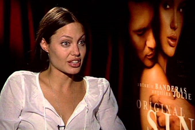 Анджелина Джоли и Антонио Бандерас   фотосессия для презентации фильма «Соблазн»