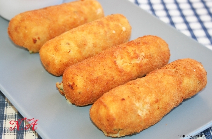 Картофельные палочки с сыром 