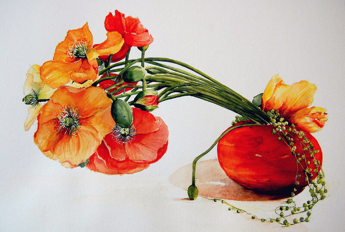 ikebana pavots (700x471, 384Kb)