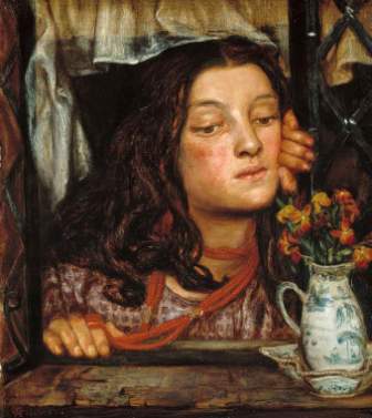 Dante_Gabriel_Rossetti_-_Girl_at_a_Lattice (336x377, 19Kb)