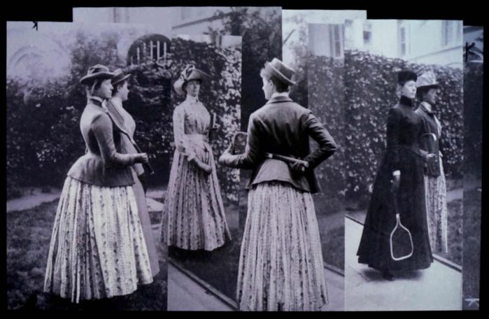 153420211 Kollazh iz fotografiy s Margaritoy Knopf sdelannuyh Fernanom Knopfom dlya Vospominaniy 1889