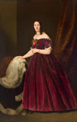 robert-theer-ganzfiguriges-bildnis-einer-dame-mit-hermelin-und-rose-am-dekollet (297x470, 33Kb)