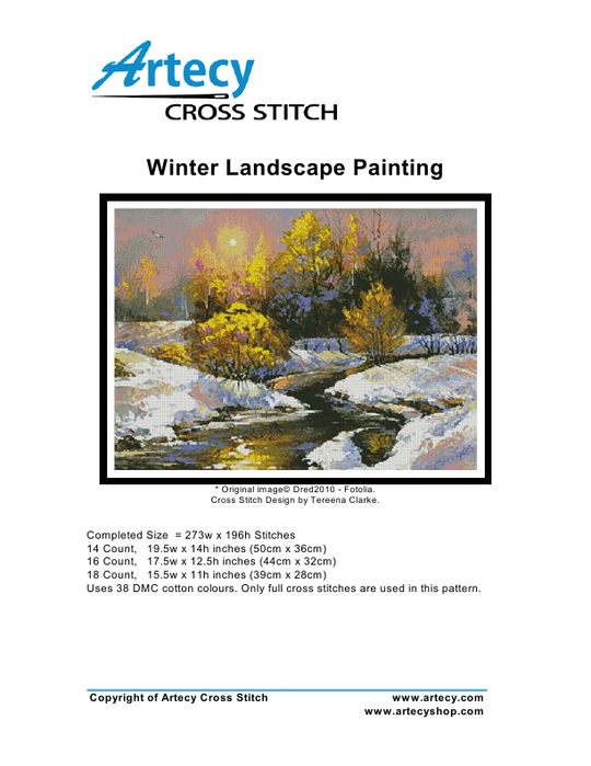 Winter Landscape Painting_1 (540x700, 234Kb)