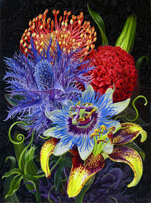 Exotic Flowers (519x700, 613Kb)