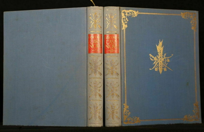 1925 Casanova. Berlin, Neufeld & Henius. 2 Bände.-Illustrations for Casanova's Memoires. Обложка (700x452, 76Kb)