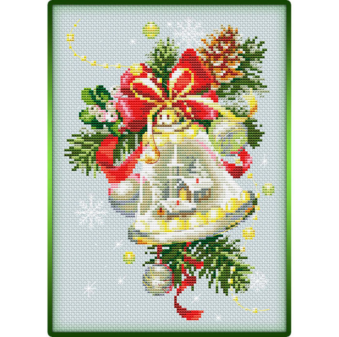  ождественский колокольчик (700x695, 627Kb)