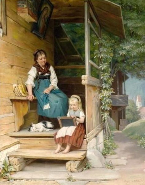 the-writing-lesson (471x600, 75Kb)