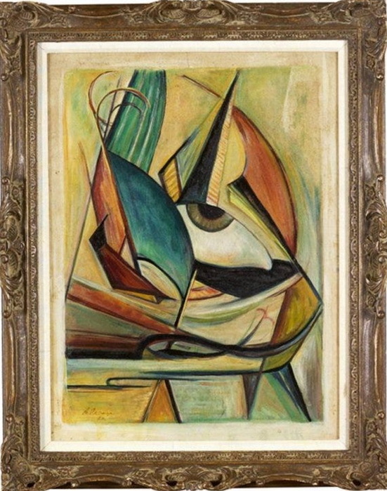 1924 Abstract Composition. , . 24 X 18 . LiveAuctioneers. (551x700, 150Kb)