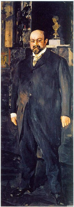 0-0 Портрет М. А. Морозова работы В. А. Серова. 1902 (251x700, 203Kb)