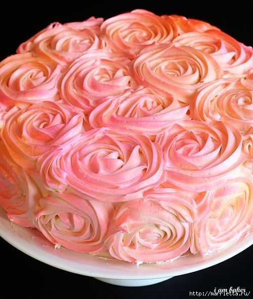 Торт Роз. Для влюбленных (12) (500x592, 152Kb)