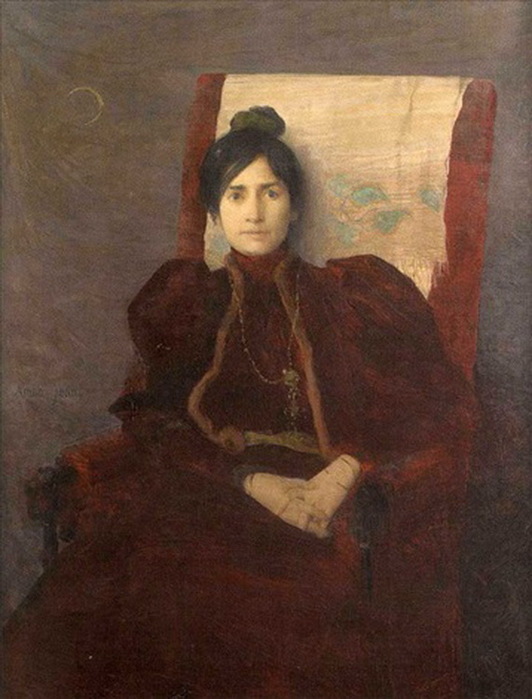 1894 Portrait de Madame Dampt, née Diane de Cid y Garcia. Х, м. 132 х 98 см. ЧС (532x700, 102Kb)