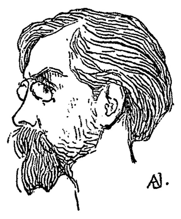 1893 Portrait of French writer and journalist Jules Case (after Edmond Aman-Jean) Bibliothèque nationale de France (579x700, 124Kb)