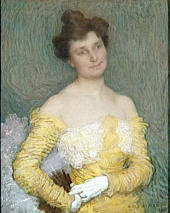 1901 Portrait Of Jeanne Prinet - Musee Antoine Lecuyer Saint-Quentin (557x700, 135Kb)