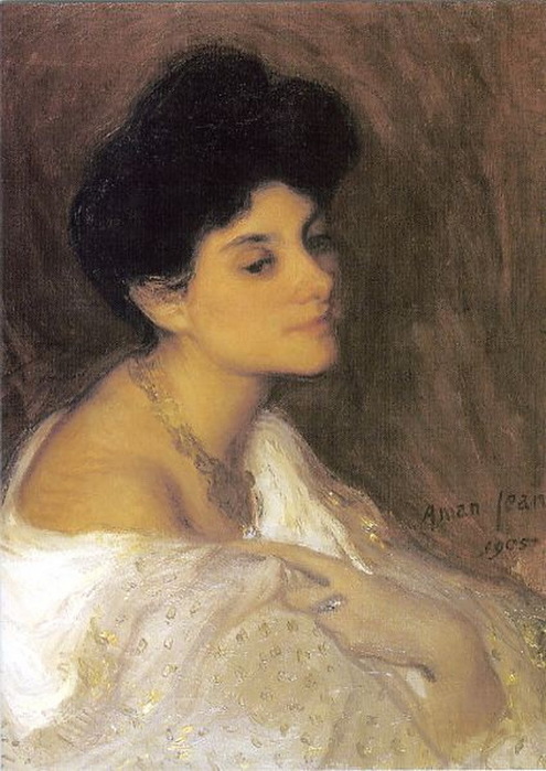 1905 Portrait de Madame Josette Laurent, Х, м. Мusée Jean de La Fontaine, Château-Thierry (495x700, 117Kb)