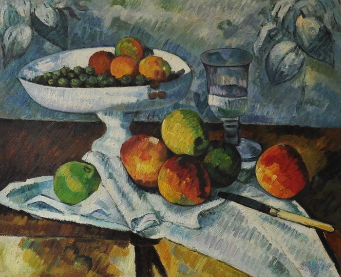 Яблоки и апельсины картина