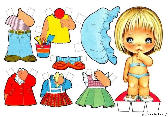 Бумажные вырезалки - одевалки для маленьких девочек (14) (700x486, 255Kb)