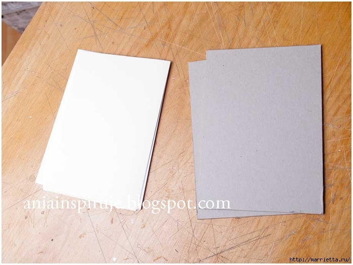 Комодик и рамочка для фотографий из картона. Мастер-класс (19) (699x526, 225Kb)