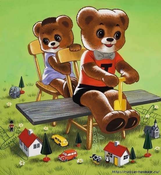 Веселые иллюстрации с мишками от Уильяма Фрэнсиса Phillipps (8) (554x600, 177Kb)