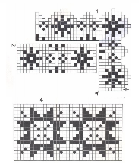 Кружево крючком. Схемы (1) (573x673, 367Kb)