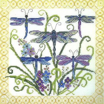 Candamar 51635 Dragonfly Jewels Pillow (417x417, 289Kb)