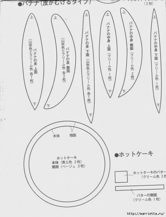 Текстильные фрукты и овощи. Японский журнал (48) (536x700, 177Kb)