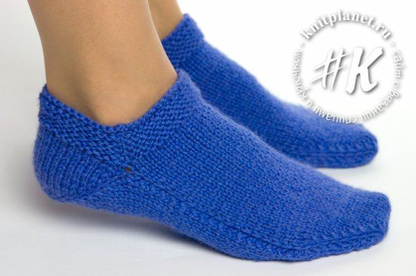 Вязание носков на 2 спицах — самые простые способы связать мужские, детские, короткие носки