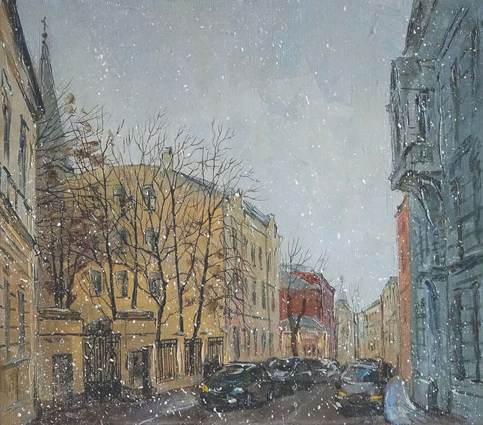 Нина Панюкова Лёгкий снежок в Старосадском (700x616, 89Kb)