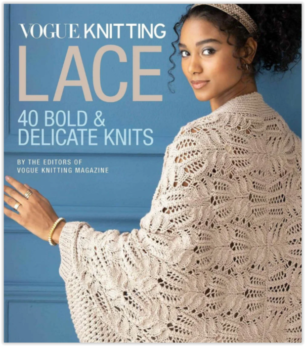 Коллекция ажурных моделей от Vogue - вяжем модные шали и палантины спицами!