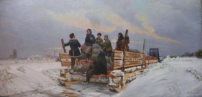 Картины советских художников о жизни в СССР