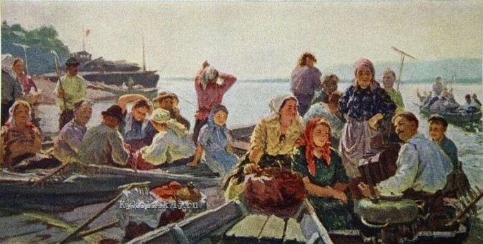 Картины советских художников о жизни в СССР