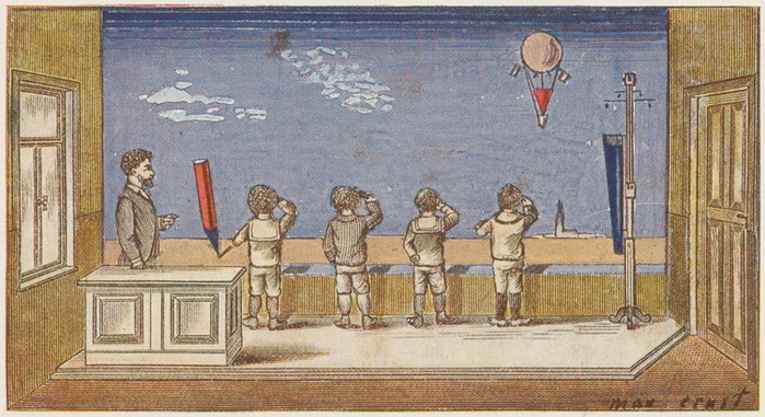 1922 Frontispiece of Répétitions, 1922, by Paul Éluard, with illustrations by Max Ernst. (700x381, 136Kb)