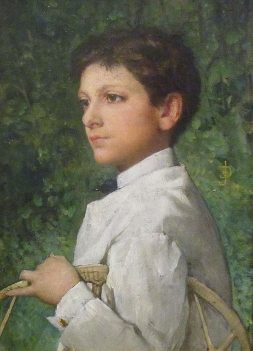 1872 Portrait de George Desvallières enfant, 1872 de Jules Elie Delaunay  (504x700, 102Kb)