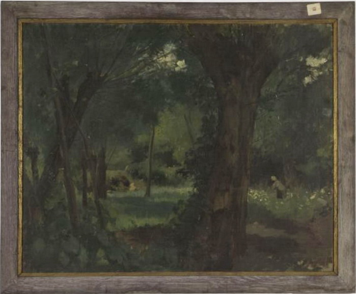 1879 Sous-bois au printemps, Seine-Port, . 65  81 .  . (700x577, 85Kb)