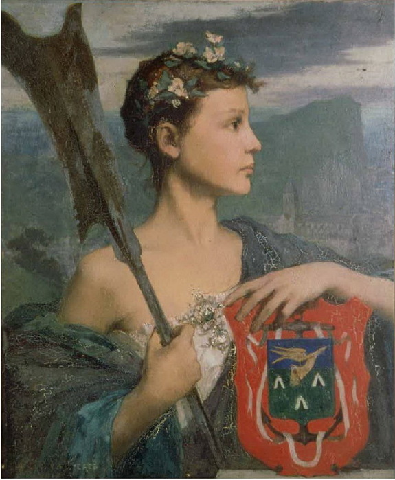 1883 Allegorie de Fécamp (  ). , . 61  50 . .  ,   (575x700, 123Kb)