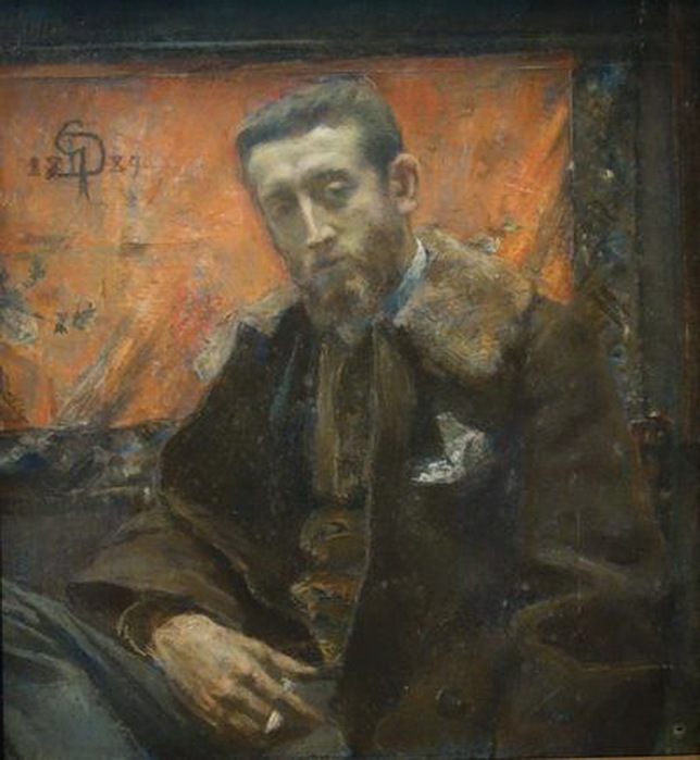 1889 Homme à la cigarette. Pastel sur papier. Collection particulière. (644x700, 102Kb)