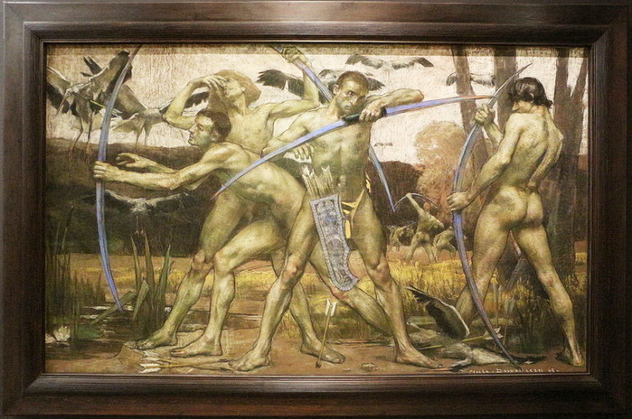 1895 Les Tireurs à l'ar (  ), , . 137,5  227,5 cm.  2 (700x464, 145Kb)