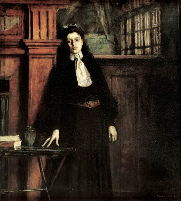 1904 Girl in Black (   ). , . 135 x 125 cm.   (2) (631x700, 125Kb)