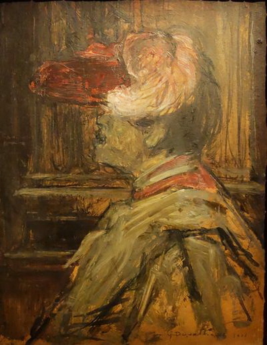 1904 Femme au chapeau. Huile sur carton. 44  33.7 cm Paris, Petit Palais. (542x700, 118Kb)