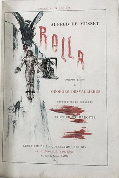 1906 Composition for Rolla's cover   . . 23,5 x 16 cm. Rolla, Alfred de Musset, Publisher P., Romagnol  2. (3) (399x595, 76Kb)