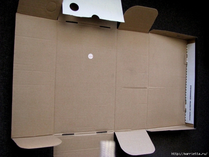 Кашпо для комнатных цветов из картонной коробки и упаковочной бумаги (2) (700x525, 251Kb)